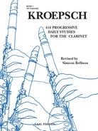 Kroepsch - 416 Progressive Daily Studies Bk 1 Clarinet