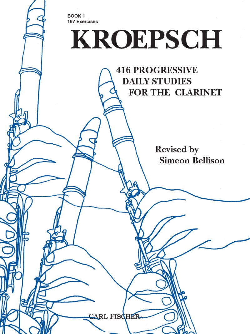 Kroepsch - 416 Progressive Daily Studies Bk 1 Clarinet
