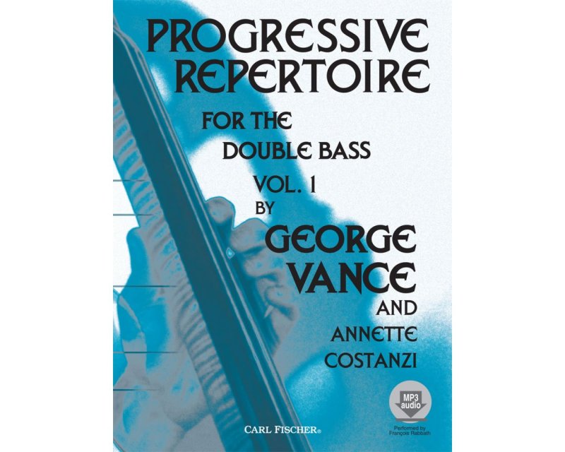 PROGRESSIVE REPERTOIRE FOR DOUBLE BASS BK 1 BK/OLA