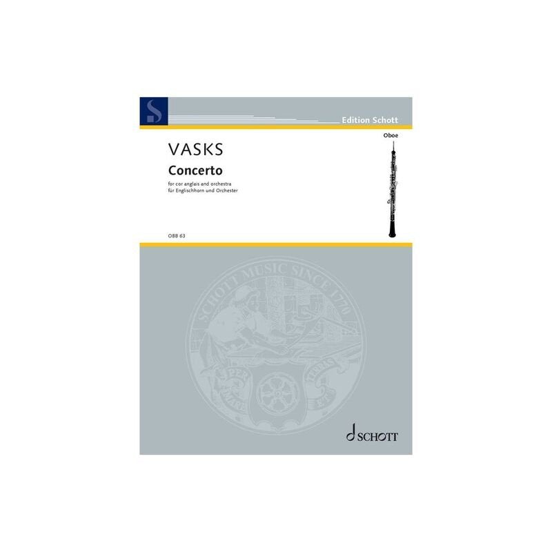 Vasks - Concerto for Cor Anglais and Piano