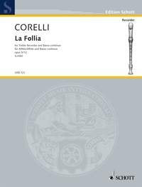 La Follia Op 5 No 12 Ed Linde Tre Rec Pno
