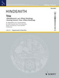 Hindemith - Trio for Treble Recorder and 2 Tenor Recorders