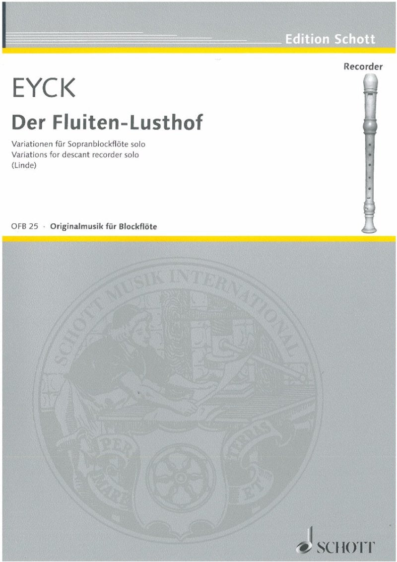 Der Fluyten Lust Hof Selections From Des Solo