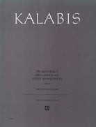 Kalabis - 3 Monologues Op 83 for Cello Solo