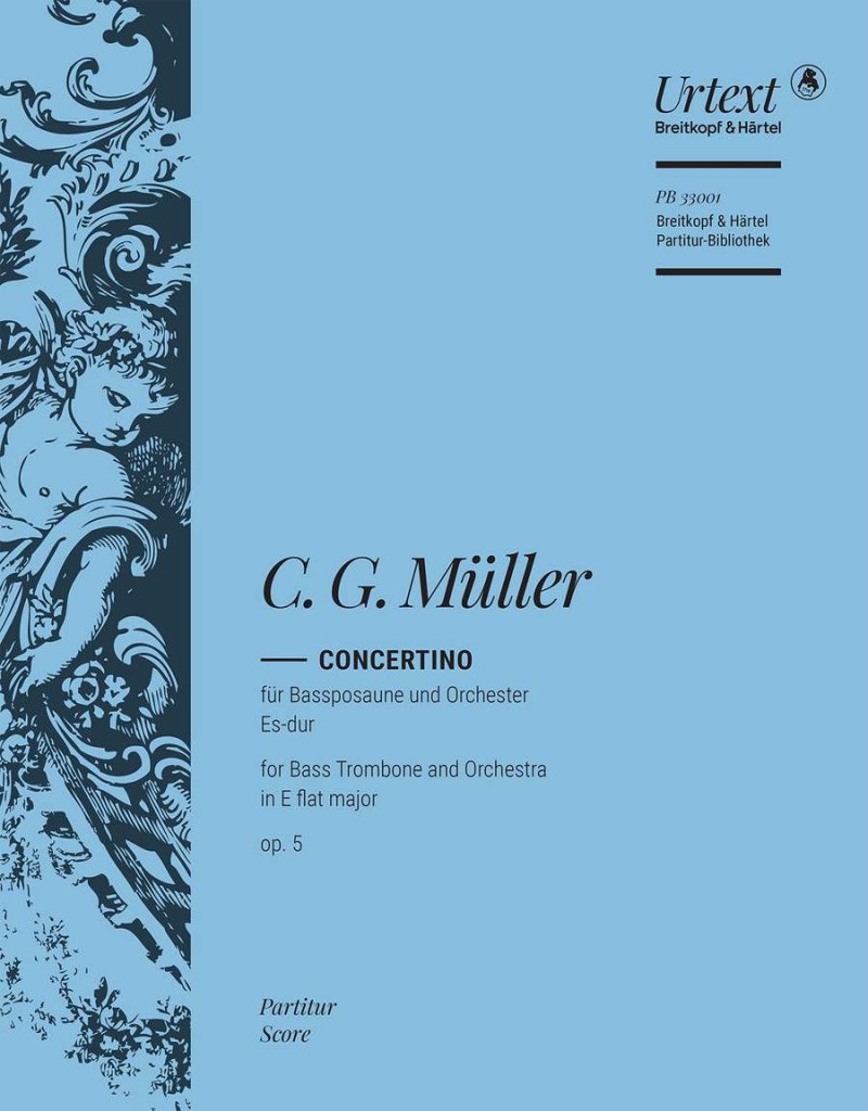 Muller - Concertino E Flat Major Op 5 Bass Trombone Score
