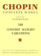 Concert Allegro Variations Ed Paderewski Cwxiii