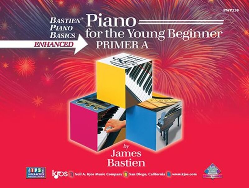 BASTIEN PIANO BASICS ENHANCED YOUNG BEGINNER PRIMER A BK/OLM