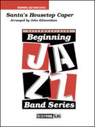 Santas Housetop Caper for Jazz Ensemble Je1 Sc/pts