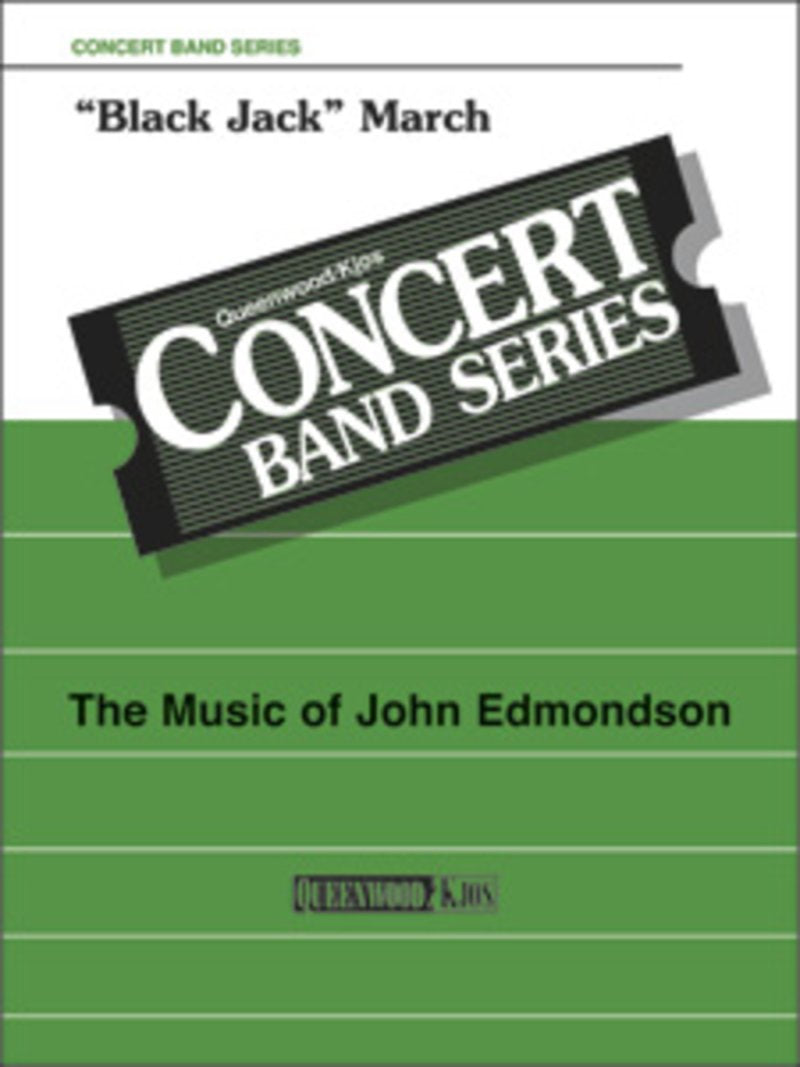 Black Jack March for Concert Band Cb3 Sc/pts