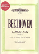 Romances 2 Op 40 G Op 50 F Vln Pno Bk/cd