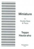 Hauta-Aho - Miniature Double Bass/piano