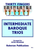 Intermediate Baroque Trios for 1 Piano 6 Hands Arr Wildman