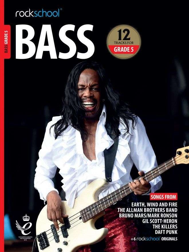 ROCKSCHOOL BASS GRADE 5 2018-2024 BK/OLA