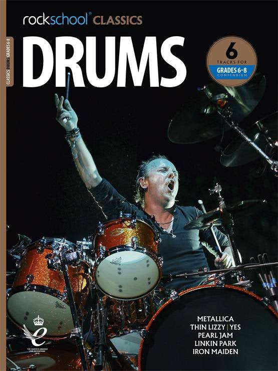 Rockschool Classics Drums Grade 6-8 Bk/ola