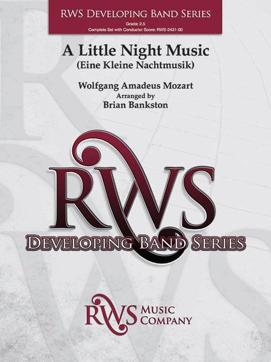 A Little Night Music for Concert Band Cb2.5 Sc/pts