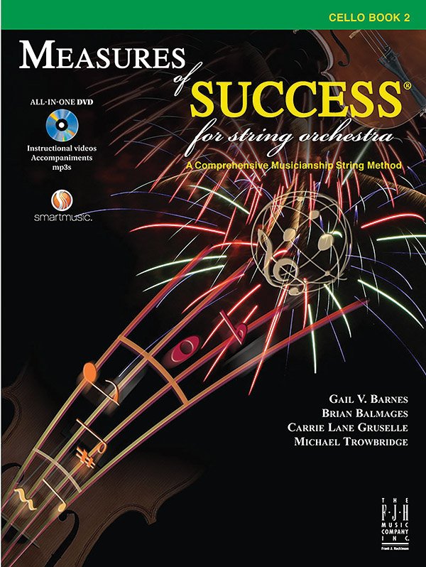 Measures of Success Cello Bk 2 Bk/dvd
