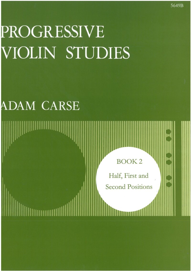 Carse - Progressive Violin Studies Bk 2