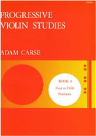 Carse - Progressive Violin Studies Bk 4