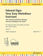 Very Easy Melodious Exercises Op 22 Violin/piano