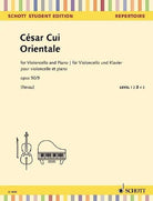Cui - Orientale Op 50 No 9 Cello/piano