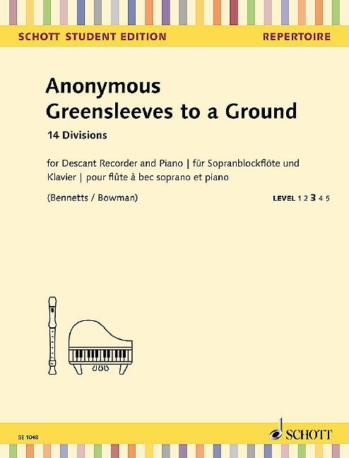 Greensleeves to a Ground Descant Recorder/piano