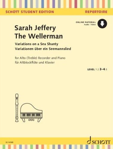 The Wellerman for Treble Recorder/piano Bk/ola