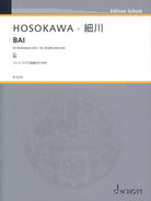 Hosokawa - Bai for Double Bass Solo