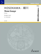 Hosokawa - Three Essays for Oboe