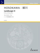 Hosokawa - Landscape Ii for Harp/string Quartet Sc/pts