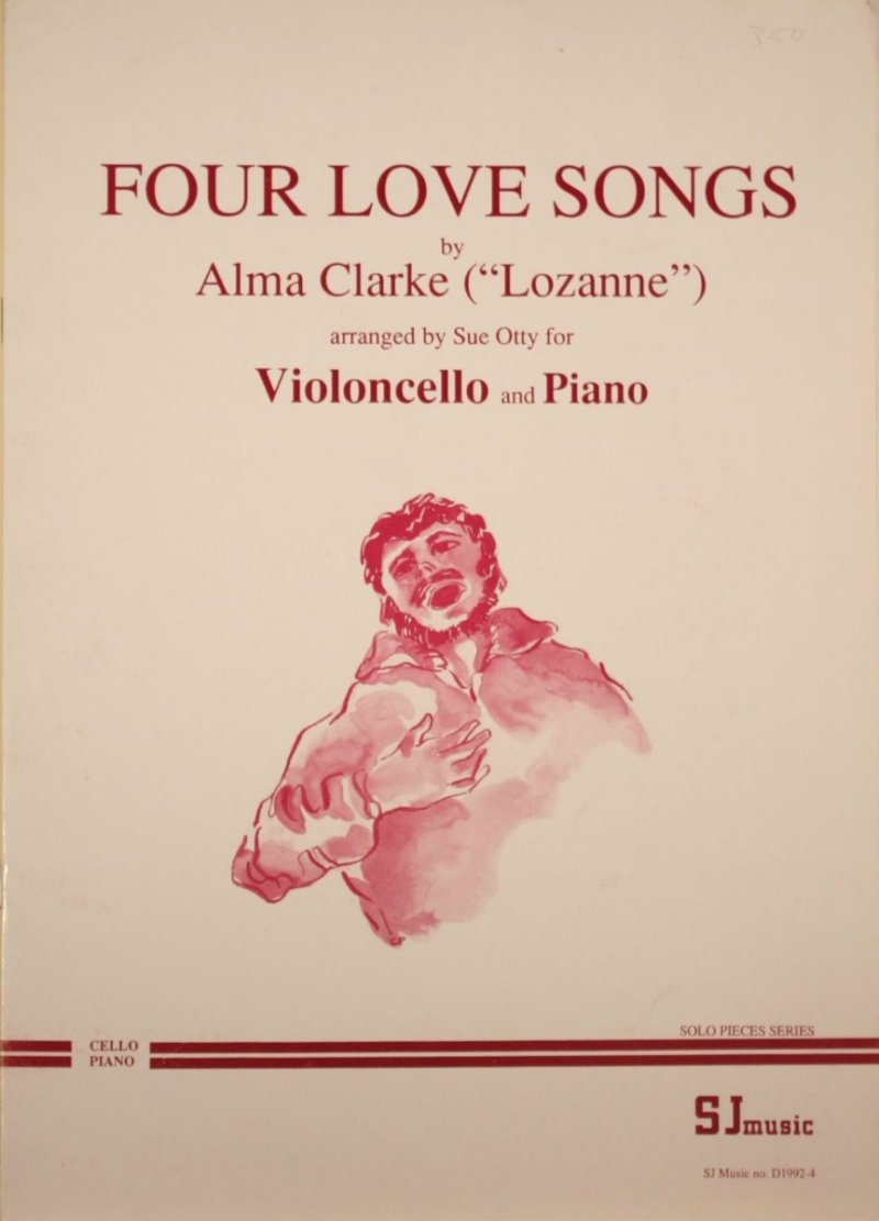 Clarke - 4 Love Songs for Cello/piano