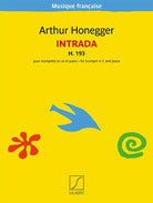 Honegger - Intrada H 193 for Trumpet in C/piano