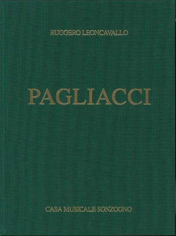 Pagliacci Vocal Score