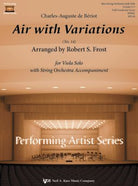 Air With Variations No 14 for Viola/strng Orch So3 Sc/pts