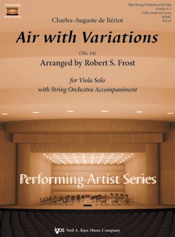 Air With Variations No 14 for Viola/strng Orch So3 Sc/pts