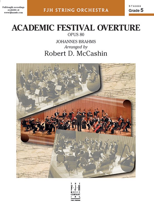 Academic Festival Overture Op 80 So5 Sc/pts Arr Mccashin