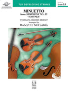 Minuetto From Symphony No 35 So2.5 Sc/pts