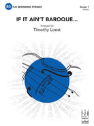If It Aint Baroque So1 Sc/pts