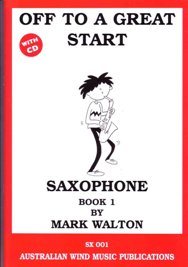 OFF TO A GREAT START ALTO SAX BK 1 BK/CD