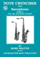 NOTE CRUNCHER ALTO/TENOR SAX BK 2
