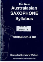 Australasian Alto Sax Syllabus Bk/cd Lev 1 - 4