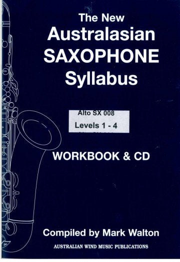 Australasian Alto Sax Syllabus Bk/cd Lev 1 - 4