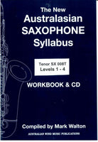 Australasian Tenor Sax Syllabus Bk/cd Lev 1 - 4