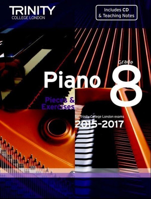Piano Pieces & Exercises Gr 8 2015-2017 Bk/cd
