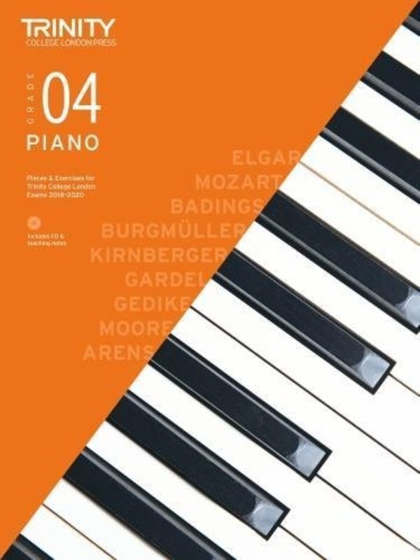Piano Pieces & Exercises Gr 4 2018-2020 Bk/cd