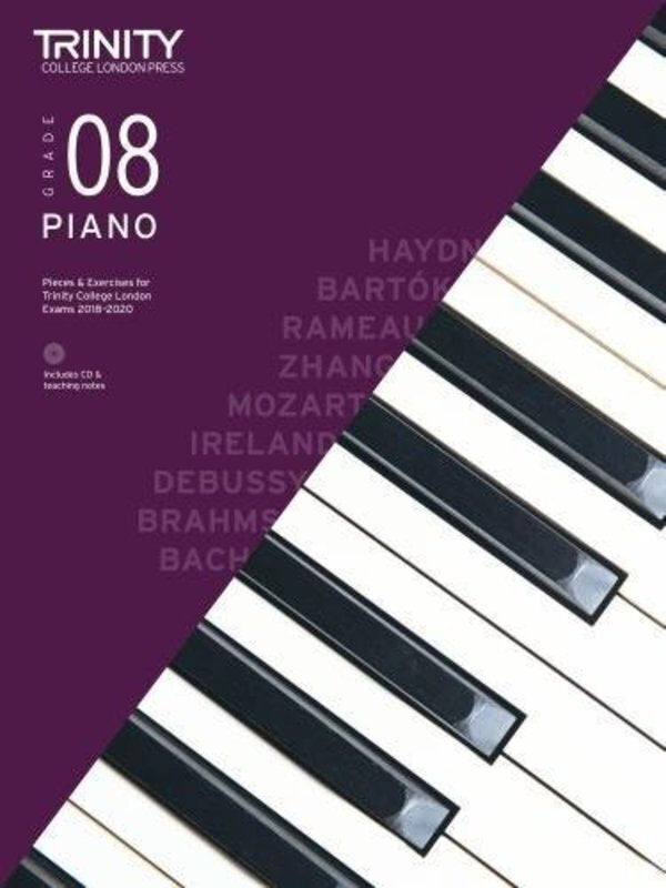 Piano Pieces & Exercises Gr 8 2018-2020 Bk/cd