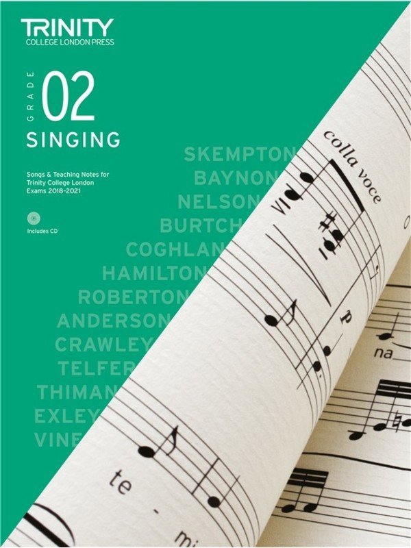 Trinity Singing Grade 2 2018 Bk/cd
