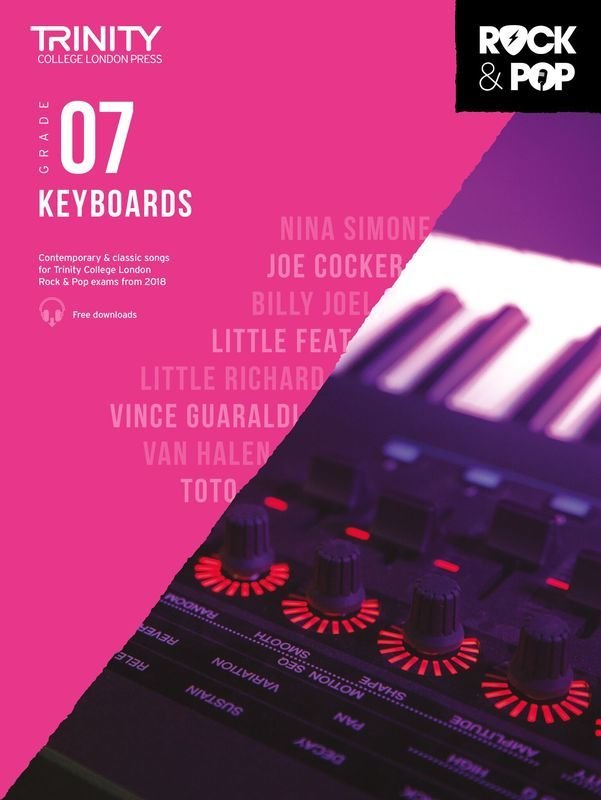 Trinity Rock & Pop Keyboards Gr 7 2018