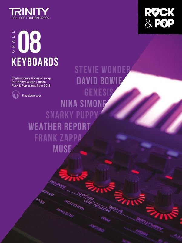 Trinity Rock & Pop Keyboards Gr 8 2018