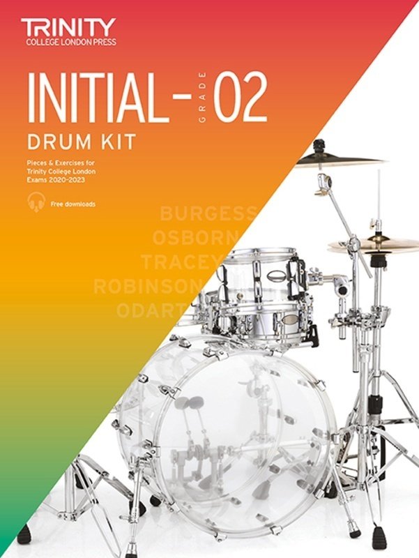 Trinity Drum Kit Exam Pieces 2020-23 Initial-Gr 2