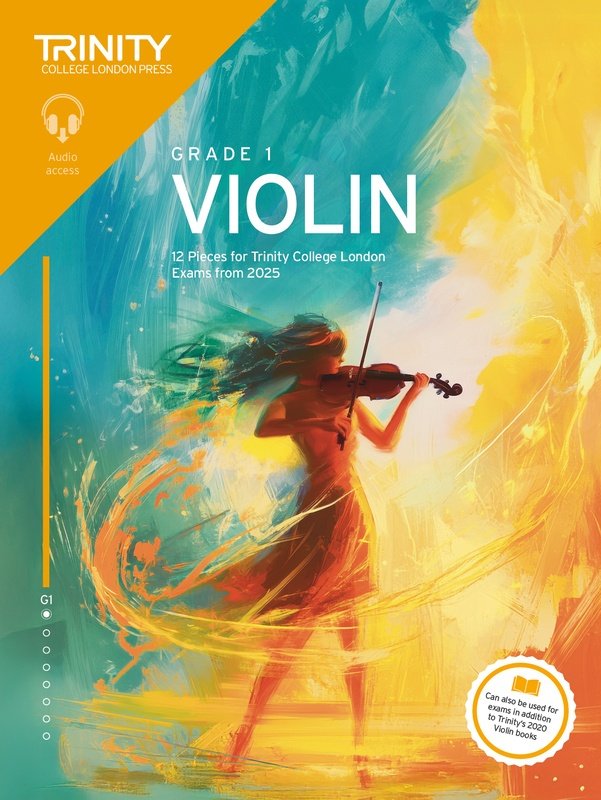 Trinity Violin Exam Pieces From 2025 Grade 1 Bk/ola